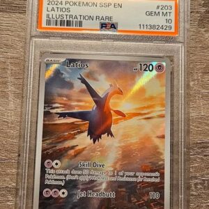 Latios surging sparks psa 10 pokemon
