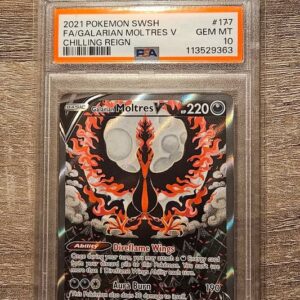 Moltres v alt art psa 10 pokemon