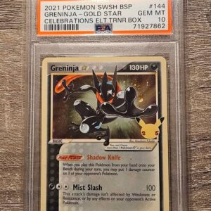 Greninja gold star psa 10