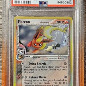 Pokemon EX DELTA SPECIES FLAREON #5 HOLO FOIL RARE CARD PSA 10 GEM MINT pokemon