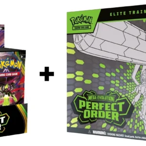 Pokemon TCG ME03 Perfect Order Booster Box & Elite Trainer Bundle Sealed New